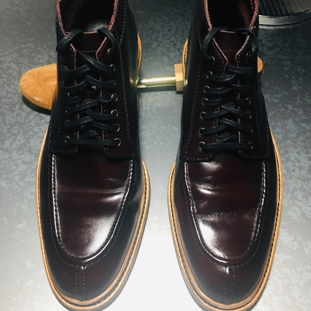 Cole Haan Cordovan Mens 3/4 Boots with Cork Soles